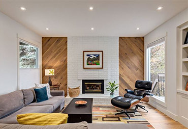 О декорировании стены деревом