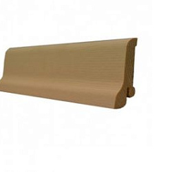 ДЕРЕВЯННЫЙ ПЛИНТУС ЯСЕНЬ БЕЛЫЙ 60x22x2500 мм