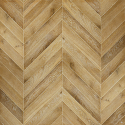 Инженерная французская ёлка Chevron Oak Natur White Brush 594х120х15, дуб, УФ-масло