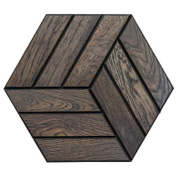 OAK KUBA EBEN 180x210mm