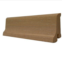 ДЕРЕВЯННЫЙ ПЛИНТУС ДУБ БЕЛЫЙ 60x22x2500 мм