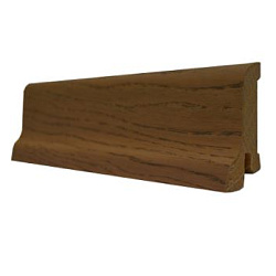 ДЕРЕВЯННЫЙ ПЛИНТУС ЯСЕНЬ КОРИЧНЕВЫЙ 60x22x2500 мм