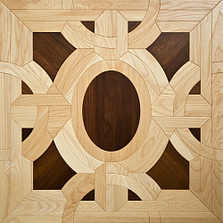 Инженерный модуль Milano Ash Prefinished, 600x600x15, ясень-орех, УФ-масло